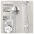 Душевая стойка Hansberge H5077WW, белый Душевая стойка Hansberge H5077WW, белый