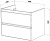 Мебель для ванной Sanstar Arista 70 New подвесная Мебель для ванной Sanstar Arista 70 New подвесная