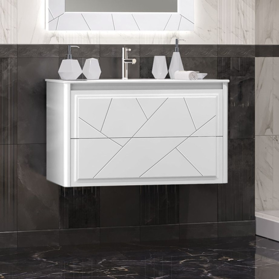 Мебель для ванной Opadiris Луиджи 90 белая