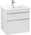 Тумба с раковиной Villeroy & Boch Venticello A92401 60 glossy white, с ручками хром