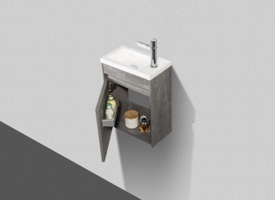 Мебель для ванной BelBagno Pietra Mini 46 L stucco cemento