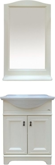 Зеркало Misty Лувр 60 слоновая кость