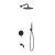 Душевая система SANCOS Select SC3004MB, черная матовая