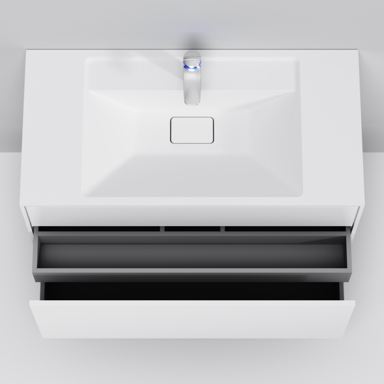 Тумба с раковиной Am.Pm Inspire V2.0 100 белый матовый