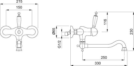 Смеситель для кухни Migliore Oxford 18242 хром