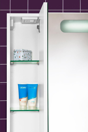 Зеркало-шкаф Vod-Ok Мальта 60 R, белый