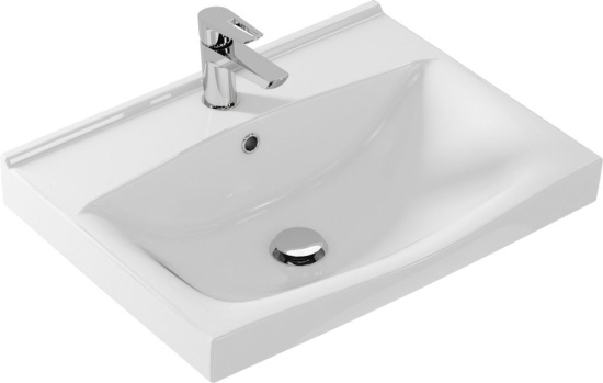 Мебель для ванной Sanflor Норд 60 тауп с раковиной Strim 60