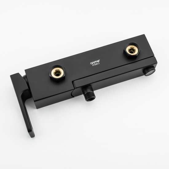 Смеситель для ванны Gappo G3217-6, черный