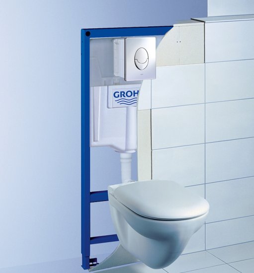Инсталляция Grohe Rapid SL 38721001 с кнопкой + унитаз подвесной BeWash Kraft BKWHR005510