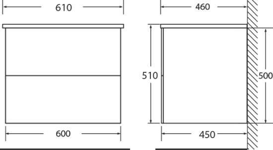 Мебель для ванной BelBagno Kraft 60 rovere tabacco