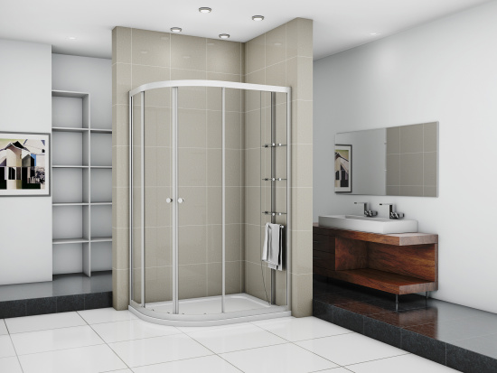 Душевой уголок Cezares Pratico RH 2 120/90 C Cr