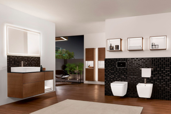 Пенал Villeroy & Boch Finion G470GFGN walnut veneer, R