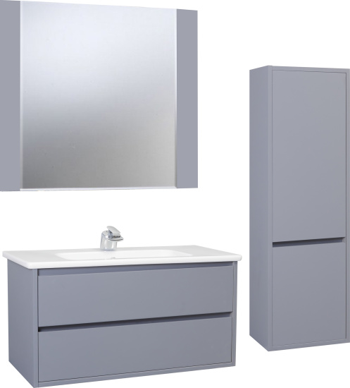 Мебель для ванной Bellezza Лоренцо 100 серебро