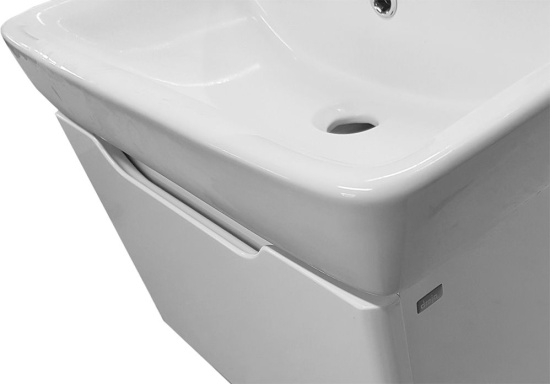 Тумба с раковиной Dreja Tiny 50 белая