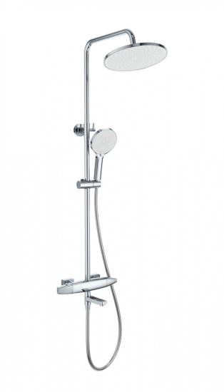 Душевая стойка Wonzon & Woghand Neo WW-B3035-A2-CR с термостатом