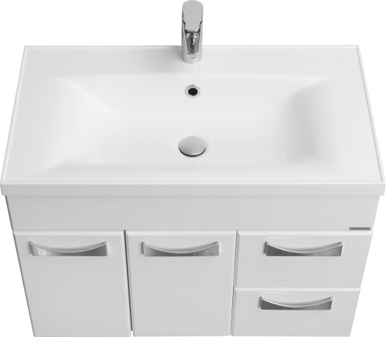 Тумба с раковиной Aquaton Диор 80 белая