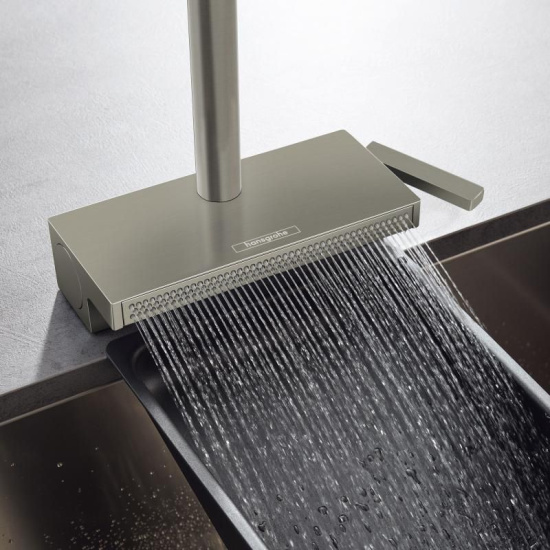 Смеситель для кухни Hansgrohe Aquno Select M81 73837800 сталь