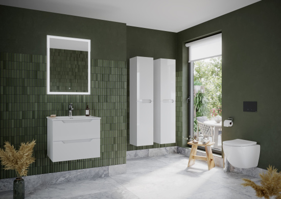 Мебель для ванной Sancos Norma 2.0 60 белый глянец