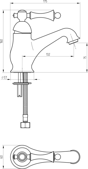 Смеситель для раковины Migliore Bomond 26877 хром