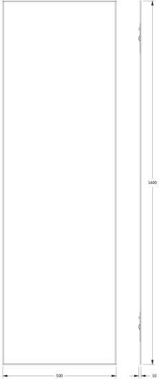 Зеркало Evoform Standard BY 0255 50x160