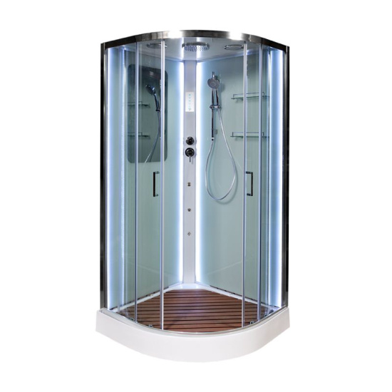 Душевая кабина DTO A01 LED с гидромассажем