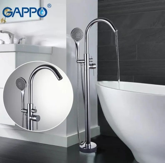 Напольный смеситель для ванны Gappo G3098