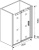 Душевая дверь в нишу Good Door Galaxy WTW-160-C-CH профиль хром