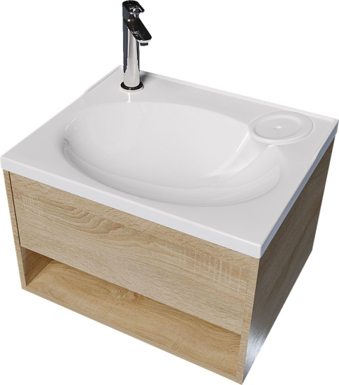 Мебель для ванной 1MarKa Naomi 60х50 дуб сонома