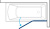 Шторка на ванну Koller Pool Waterfall Line QP95 R Chrome Clear