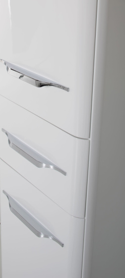 Пенал Aquanet Виченца 36 белый глянец