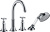 Смеситель на борт ванны Axor Montreux 16546000 хром Смеситель на борт ванны Axor Montreux 16546000 хром