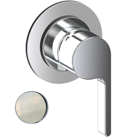 Смеситель для душа Webert DoReMi DR880101345, никель