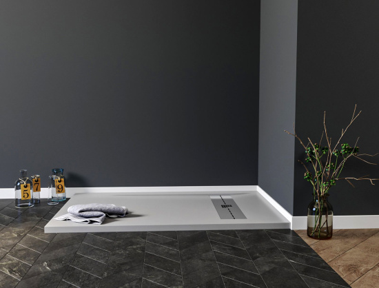 Поддон для душа Aquanet Delight NEW 008G 120x80 серый камень, с сифоном