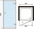 Душевая дверь в нишу Weltwasser WW800 800K1-100