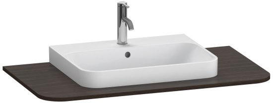 Тумба с раковиной Duravit Happy D.2 Plus 100 графит суперматовый