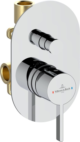 Смеситель для ванны Villeroy & Boch Dawn TVS10600400061 с внутренней частью