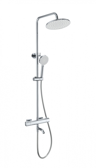 Душевая стойка Wonzon & Woghand Stay 1 WW-B3051-A1-CR с термостатом