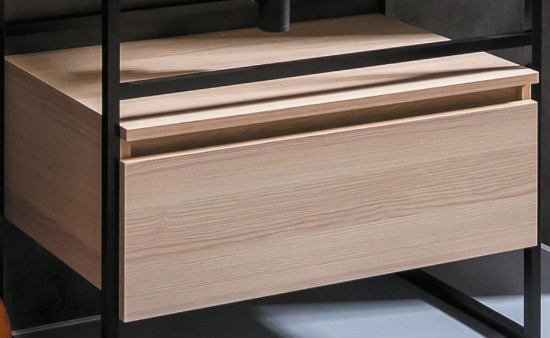 Тумба с раковиной Armadi Art Loft 80 light wood, напольная