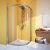 Душевой уголок GuteWetter Shape Round GK-864A 90x90 см стекло бесцветное, профиль хром