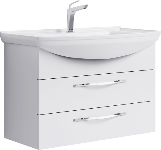 Мебель для ванной Aqwella Allegro 85 с 2 ящиками