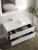 Тумба с раковиной Sancos Snob R 100 Bianco левая SNR100LW, подвесная Тумба с раковиной Sancos Snob R 100 Bianco левая SNR100LW, подвесная