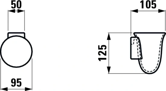 Стакан Laufen The New Classic 8.7385.4.000.000.1