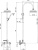 Душевая стойка Margaroli Classica 1006AA01BR Душевая стойка Margaroli Classica 1006AA01BR