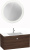 Тумба с раковиной Duravit Brioso 100 каштан темный Тумба с раковиной Duravit Brioso 100 каштан темный