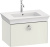 Мебель для ванной Duravit White Tulip 75 с ручкой, шелковисто-матовый