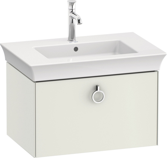 Мебель для ванной Duravit White Tulip 75 с ручкой, шелковисто-матовый