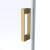 Душевой уголок Vegas Glass ZA Protec h1900 120 03 10, профиль золото матовое, стекло сатин