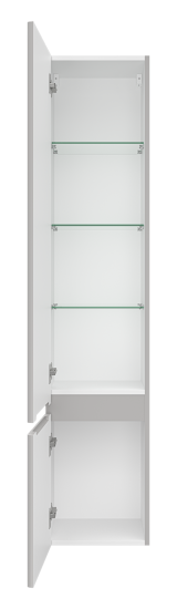 Пенал Brevita Виктори 35 L, серый шелк