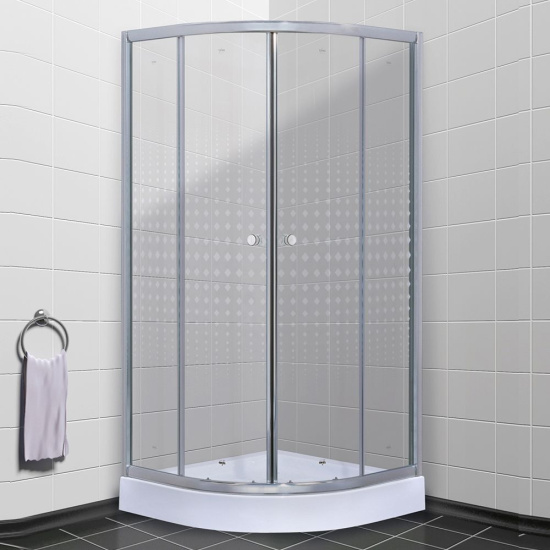 Душевой уголок Timo TL-9001 Romb Glass с поддоном