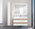 Пенал BelBagno Aurora 30 L bianco lucido (ручки на выбор)